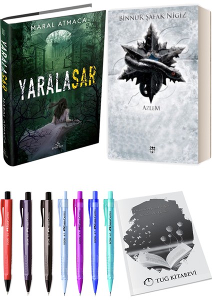 İçinde Bir Sen 4 Azlem (Ciltli) Binnur Şafak Nigiz ve Yaralasar 2 (Ciltli) Maral Atmaca 2'li Set + Armağan