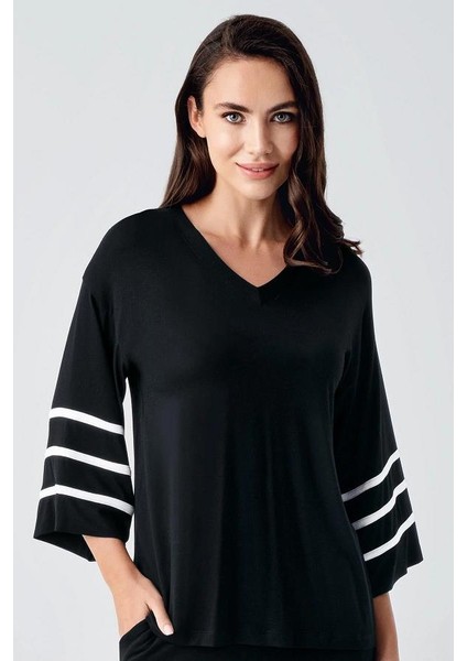 Artış 22111 Şeritli Pijama Takımı