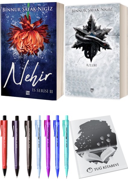 İçinde Bir Sen 4 Azlem (Ciltli) Binnur Şafak Nigiz ve Is Serisi 2 Nehir (Ciltli) Binnur Şafak Nigiz 2'li Set + Armağan