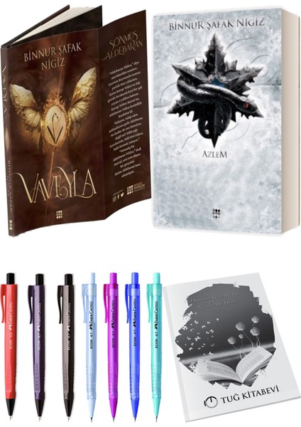 İçinde Bir Sen 4 Azlem (Ciltli) Binnur Şafak Nigiz ve Vaveyla 1 Sönmüş (Ciltli) Binnur Şafak Nigiz 2'li Set + Armağan
