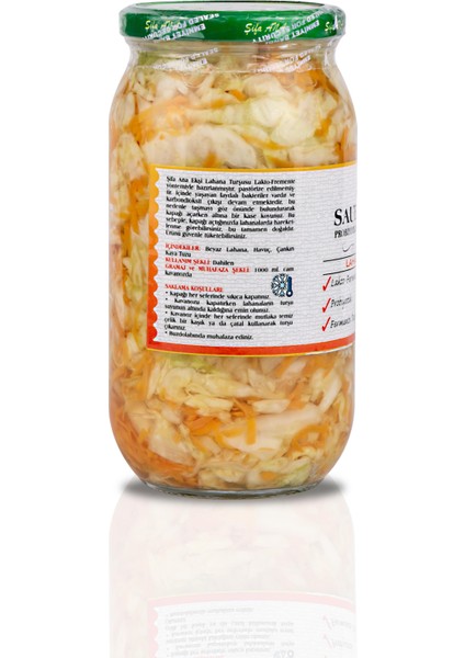 Havuçlu Lahanalı Probiyotik Sauerkraut Turşu (1000 Cc.) No7