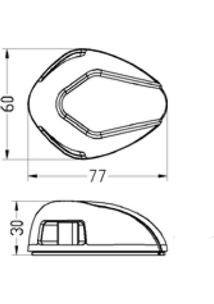 Krom Iskele Sancak Feneri 12V