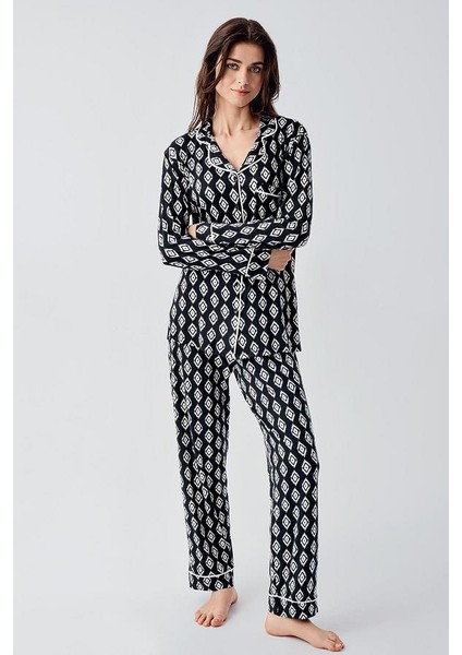 Artış 22101 Önden Düğmeli Pijama Takımı