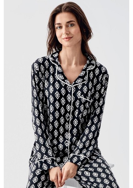Artış 22101 Önden Düğmeli Pijama Takımı