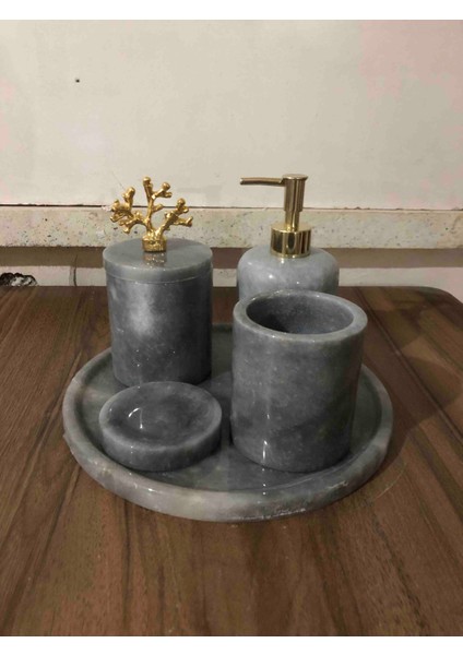 Gri 5 Li Banyo Seti