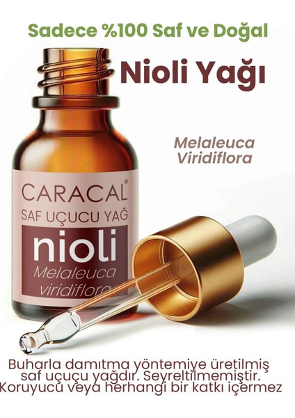 %100 Saf Nioli Uçucu Yağı Doğal Niaouli Yağı 10 ml