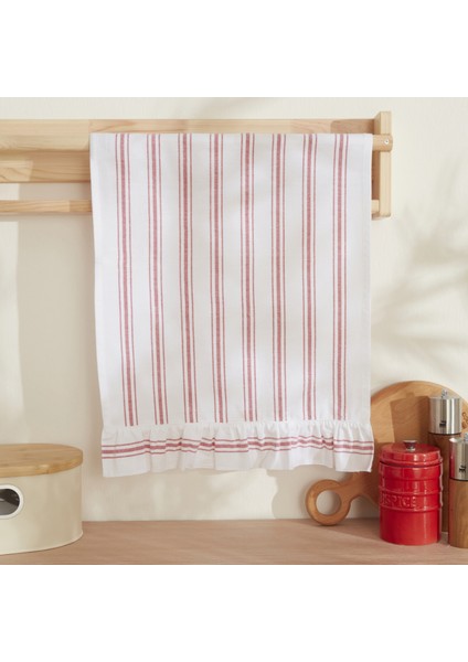 Lance Mutfak Havlusu Kırmızı