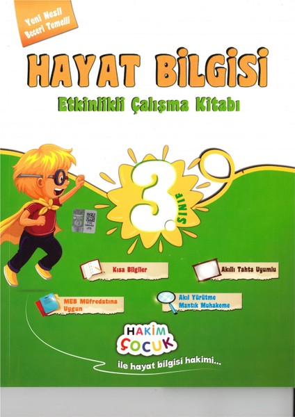 Hakim 3.sınıf Hayat Bilgisi Etkinlikli Çalışma Kitabı