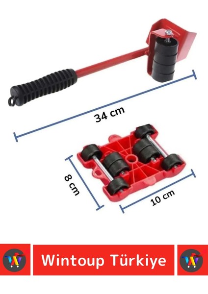 Premium Seri Abs Plastik Tekerlekli Basit Ağır Beyaz Eşya Mobilya Kaydırma Aleti Kriko fırsatları