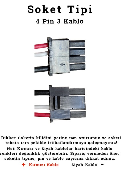 Xiaomi S10 Plus B105 5200mAh Uyumlu Batarya Robot Süpürge Pili C5207m-Xia019