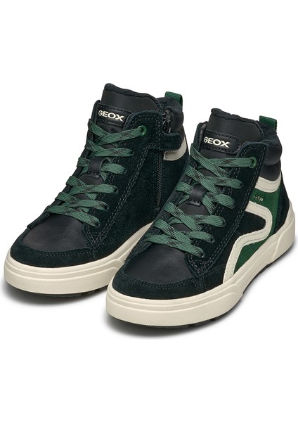 Erkek Çocuk Yeşil Weemble Bağcıklı Fermuar Detaylı Bilekli Sneaker J36HAA022FUC9358 modelleri