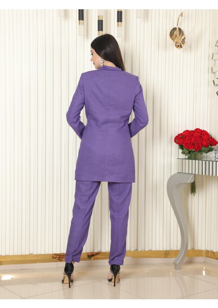 Kruvaze Keten Takım Mor indirimleri