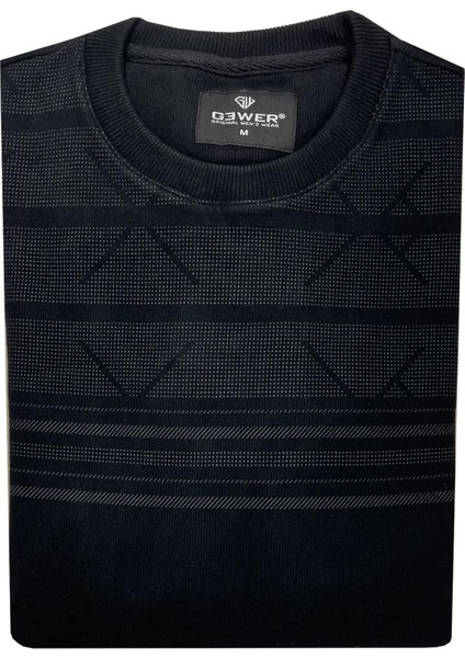 Regular Fit Erkek Sıfır Yaka Selanik KAZAK-7023