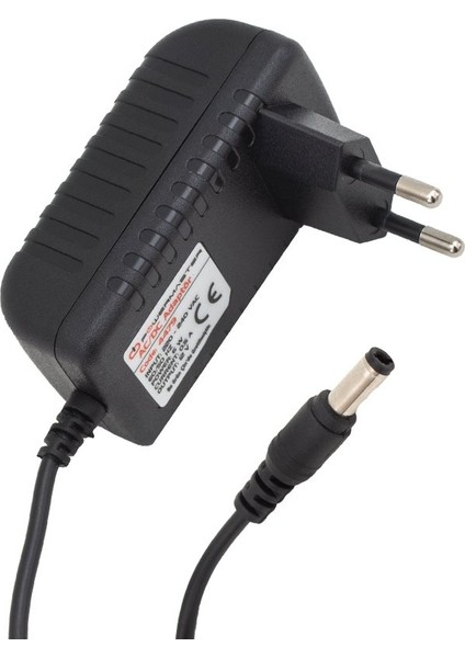 PM-4479 12 Volt - 0.5 Amper 5.5*2.5 mm Uçlu Plastik Kasa Priz Tipi Adaptör