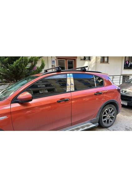 Fiat Egea Cross 2015-2024 Arası Krom Cam Direği 6 Parça Paslanmaz Çelik modelleri