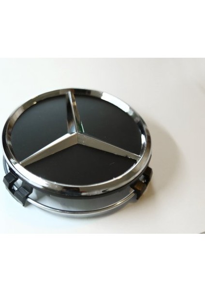 Mercedes-Benz Jant Göbeği Arması Siyah 70-75Mm
