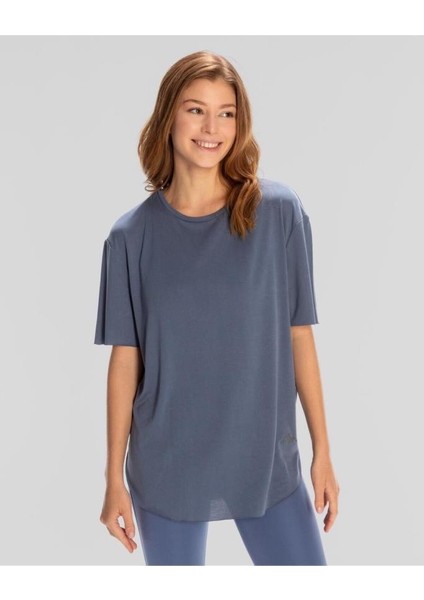 Elsıe Tshırt Woman Soft Blue T-Shırt 321Z1CW-MAVI