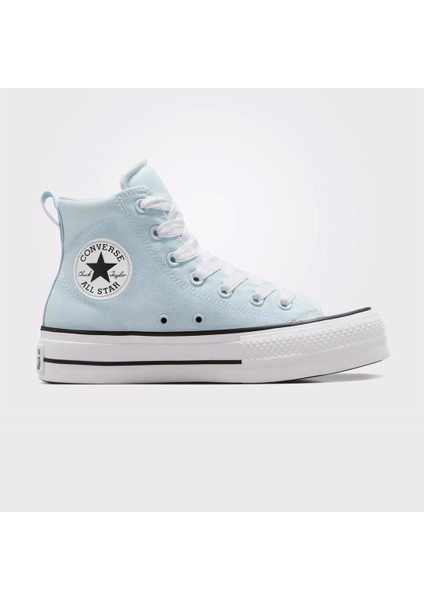 Chuck Taylor All Star Puff Lift Hi Kadın Mavi Sneaker