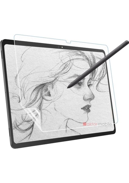 Galaxy Tab S10+ Plus 12.4" SM-X820 2024 Uyumlu Paper Like Ekran Koruyucu Kağıt Hissi Mat Yüzey