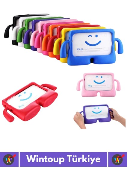 Premium Apple Samsung Uyumlu 11 Inch Silikon Yumuşak Tutacaklı Tam Koruma Kids Çocuk Tablet Kılıfı fırsatları
