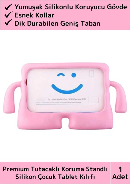 Premium Apple Samsung Uyumlu 11 Inch Silikon Yumuşak Tutacaklı Tam Koruma Kids Çocuk Tablet Kılıfı