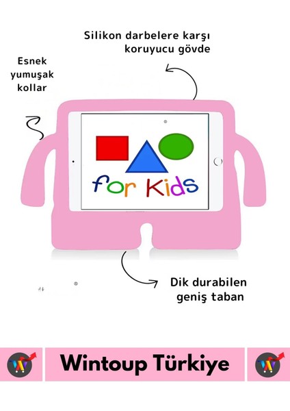 Premium Apple Samsung Uyumlu 11 Inch Silikon Yumuşak Tutacaklı Tam Koruma Kids Çocuk Tablet Kılıfı fiyatları