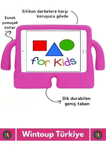 Premium Apple Samsung Uyumlu 11 Inch Silikon Yumuşak Tutacaklı Tam Koruma Kids Çocuk Tablet Kılıfı fiyatları