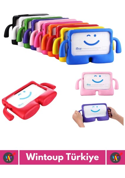 Premium Apple Samsung Uyumlu 11 Inch Silikon Yumuşak Tutacaklı Tam Koruma Kids Çocuk Tablet Kılıfı fırsatları