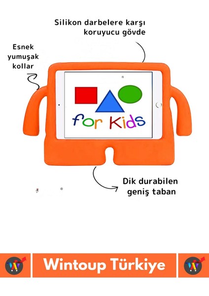 Premium Apple Samsung Uyumlu 11 Inch Silikon Yumuşak Tutacaklı Tam Koruma Kids Çocuk Tablet Kılıfı fiyatları