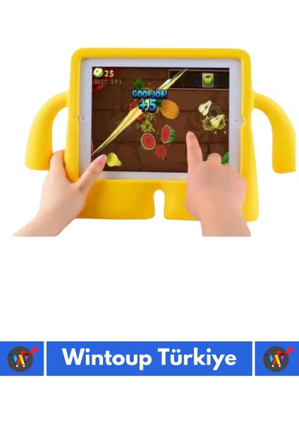 Premium Apple Samsung Uyumlu 8.7 Inch Silikon Yumuşak Tutacaklı Tam Koruma Çocuk Tablet Kılıfı modelleri