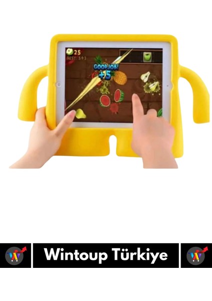 Premium Apple Samsung Uyumlu 11 Inch Silikon Yumuşak Tutacaklı Tam Koruma Kids Çocuk Tablet Kılıfı modelleri