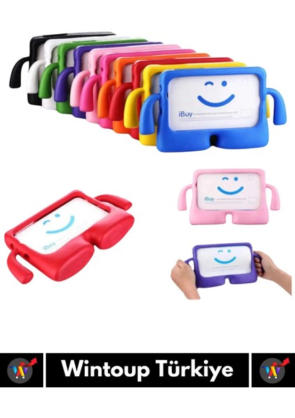 Premium Apple Samsung Uyumlu 11 Inch Silikon Yumuşak Tutacaklı Tam Koruma Kids Çocuk Tablet Kılıfı fırsatları
