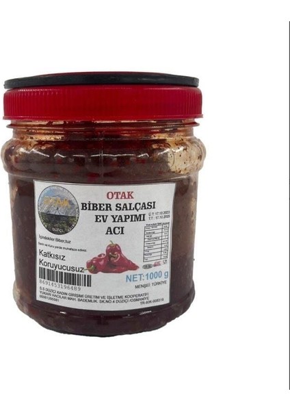 Biber Salçası Ev Yapımı Acı 1 kg