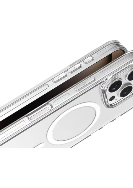 Apple iPhone 16 Pro Kılıf Magsafe Şarj Özellikli Kamera Korumalı Şık Kripto Kapak