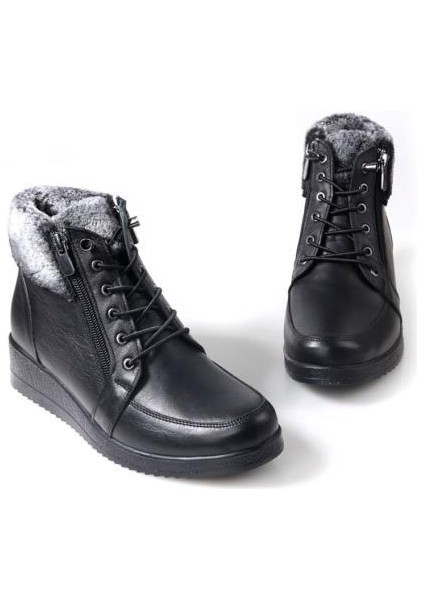 Edik 432 Ortopedik Kadın Termal Deri Bot