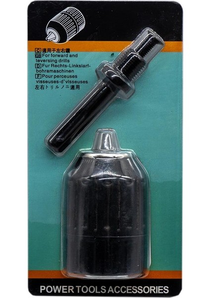 6258 Anahtarsız Plastik Mandren 2-13 mm 1/2"-20UNF (Sds Plus Saplı)
