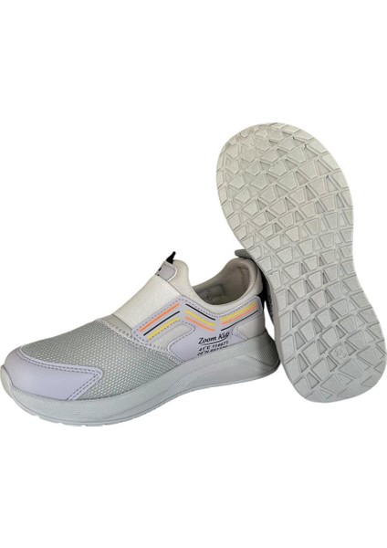 Çocuk Lastikli Spor Ayakkabı Gri
