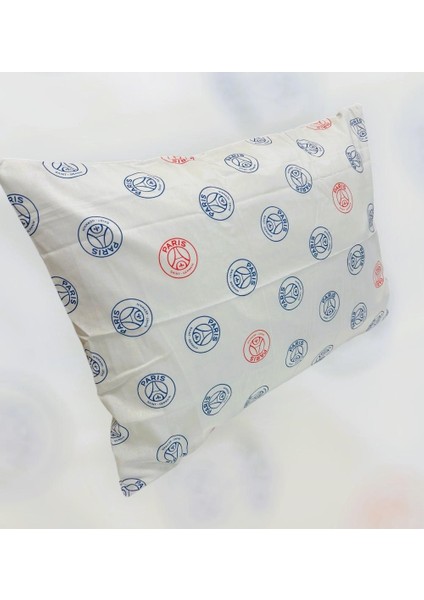 Outlet Paris Saint Germain Logolu Pamuk Kumaş 2 Adet Yastık Kılıfı 50x70 Cm