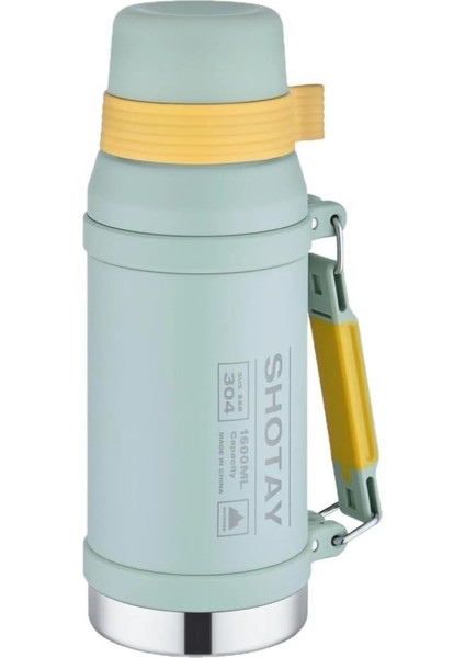 Çelik Termos Camper Large 1600ML Açık Yeşil