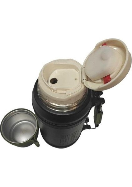 Çelik Termos Camper Large 1600ML Açık Yeşil
