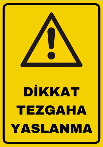 Mutfak Uyarı Levhaları Set