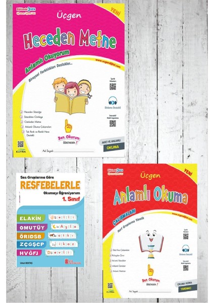 Üçgen 1.sınıf Heceden Metne+Anlamlı Okuma