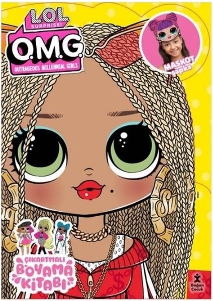 Lol Surprıse Maskotlu Boyama Kitabı