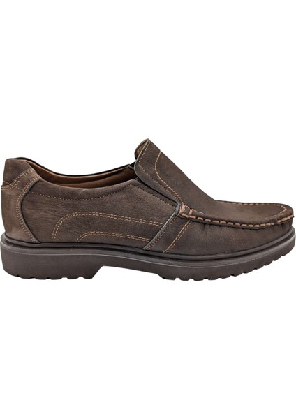 Derimas 2601 Brumel Nubuk Deri Ayakkabı - Derimas 2061 - Kahverengi - 42