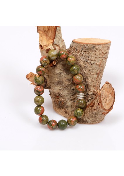 Unakit Taşı Bileklik - 10 mm