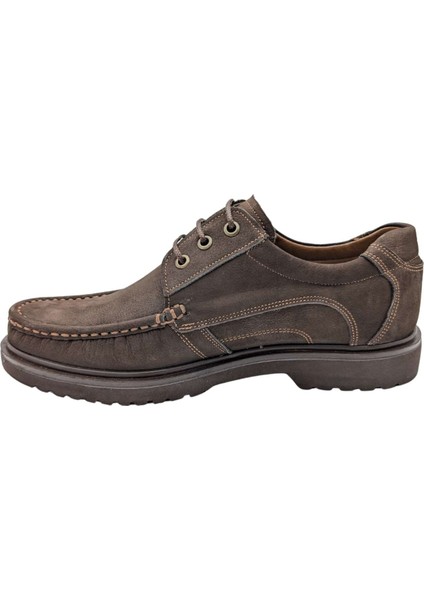 Derimas 2601 Brumel Nubuk Deri Ayakkabı - Derimas 2061 - Kahverengi - Bağlı - 41 fiyatları