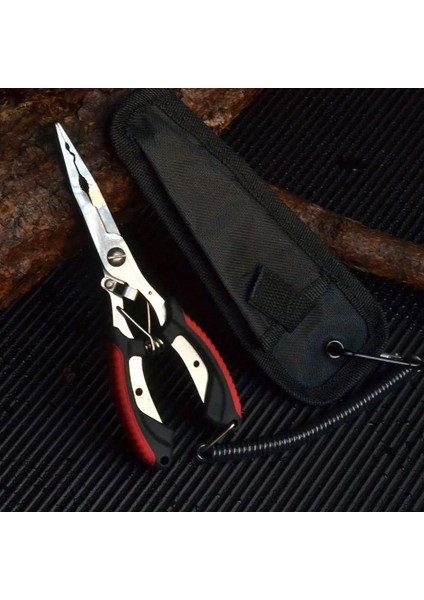 16CM Balıkçı Pensesi ve Yaylı Karabinalı Askı Apartı