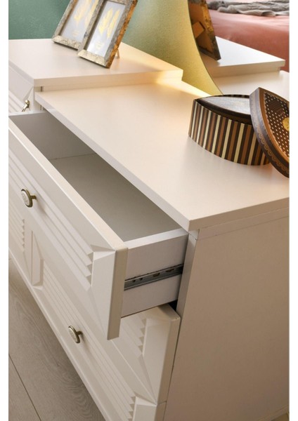 Atina Şifonyer-Makyaj Masası-Işıklı Aynalı-Mdf-Aytaşı-Ücretsiz Nakliye fiyatları