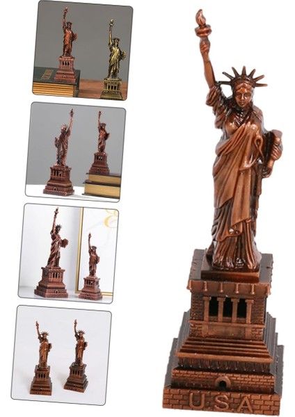 Retro Metal Özgürlük Heykeli Bakır 32 Cm fiyatları