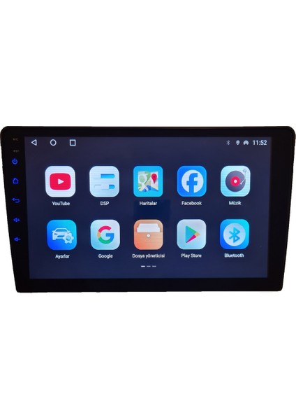 Citroen C5 2008-2015 Yıl Android Sürüm 13 Kablosuz Carplay Navigasyon Multimedya 10 Inç Ekran 4G Ram + 32GB Hafıza Çerçeve ve arka görüş kamerası ile